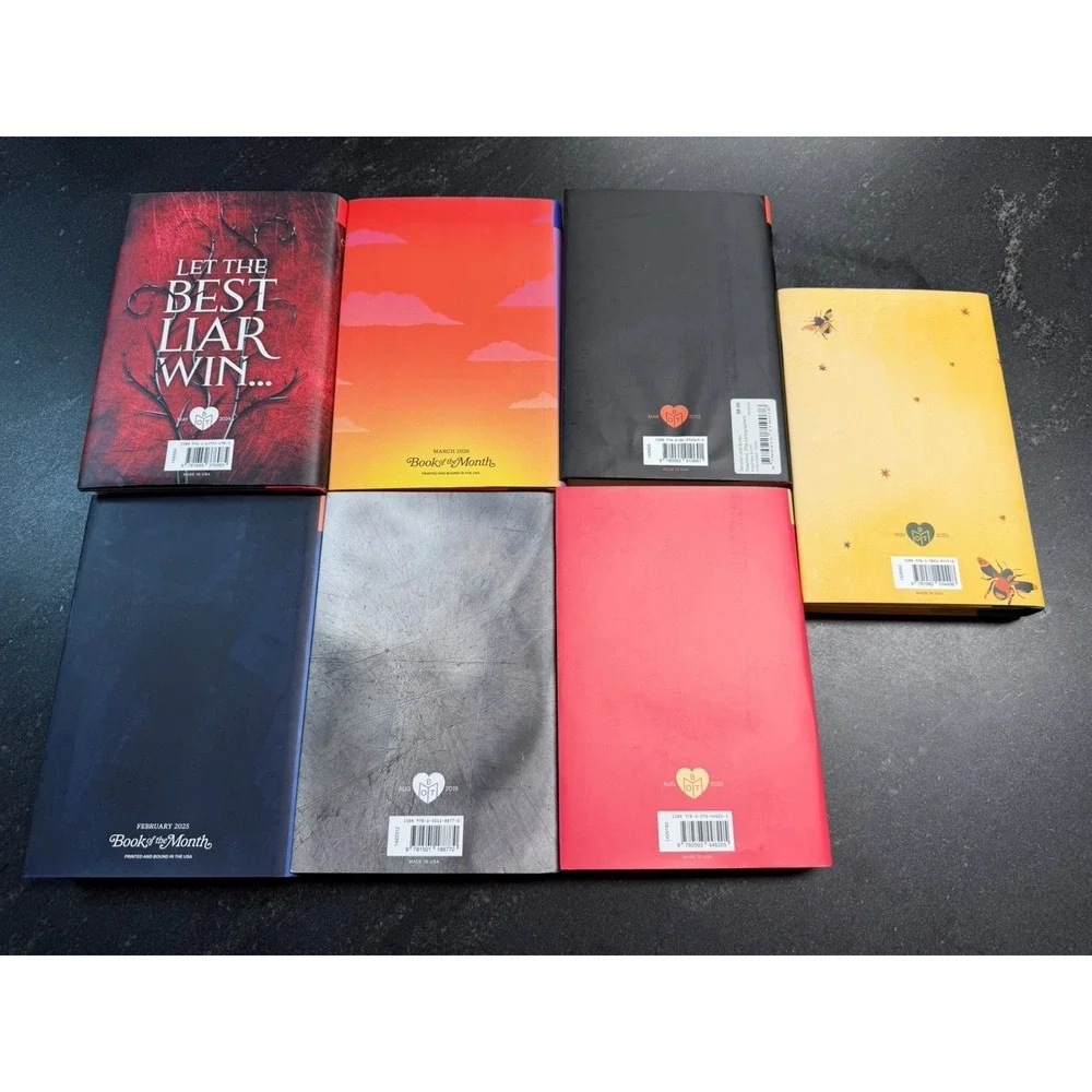 7 Book of the Month Club Hardcover Book Lot BOTM Fiction Mystery Thriller